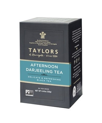 Taylor's Afternoon Darjeeling 50 tea bags - Anderson's Coffee